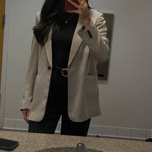 Women's Gray Blazer HM